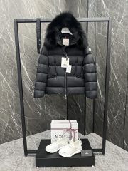 Moncler Boed Hooded Shearling-Trimmed Short Down Jacket - Image 16