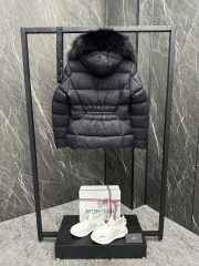 Moncler Boed Hooded Shearling-Trimmed Short Down Jacket - Image 17